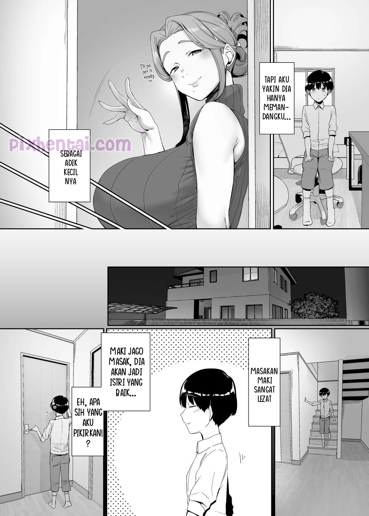 Komik hentai xxx manga sex bokep Rinraku no Susume Giat Belajar karena Pengajar Oppainya Besar 9